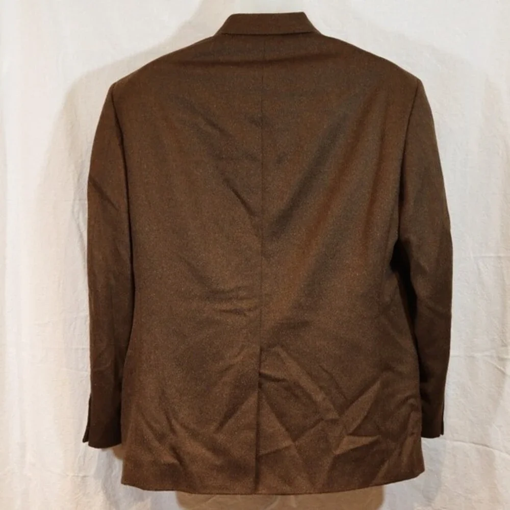 Bill Blass Brown 100% Camel Hair Blazer Jacket 42S